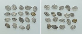 Collection of 19 Dated Russian Wire Coins; Peter I the Great (1682-1725). 