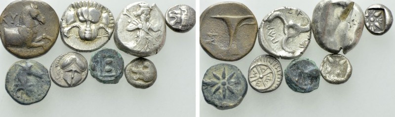8 Ancient Coins.

Obv: .
Rev: .

.

Condition: See picture.

Weight: g....