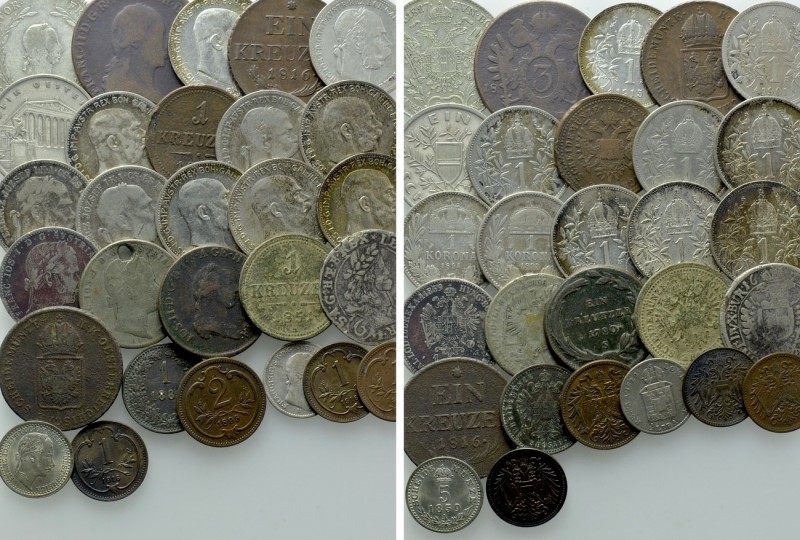 28 Coins of Austria, Hungary etc. 

Obv: .
Rev: .

. 

Condition: See pic...