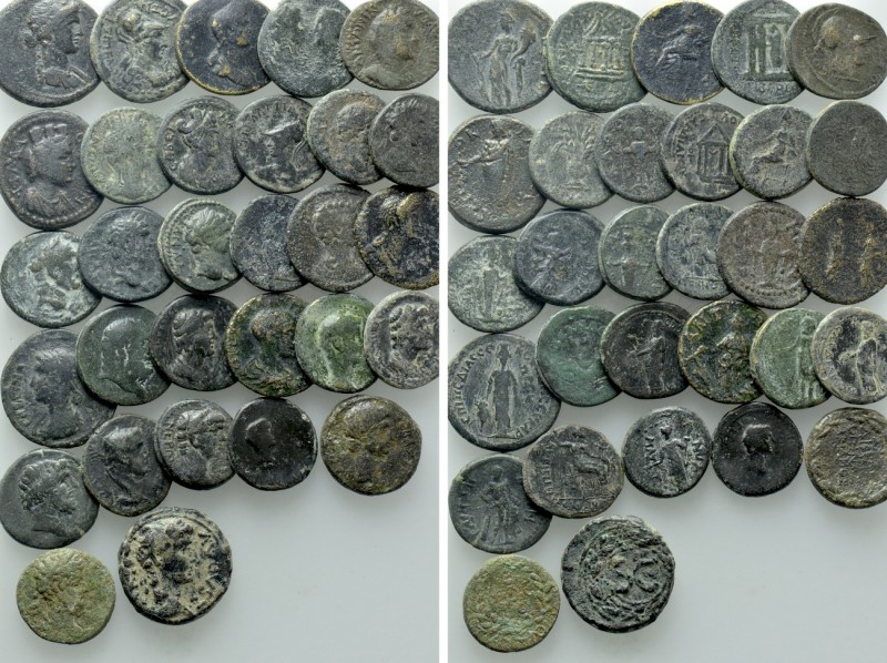 Circa 30 Roman Provincial Coins. 

Obv: .
Rev: .

. 

Condition: See pict...