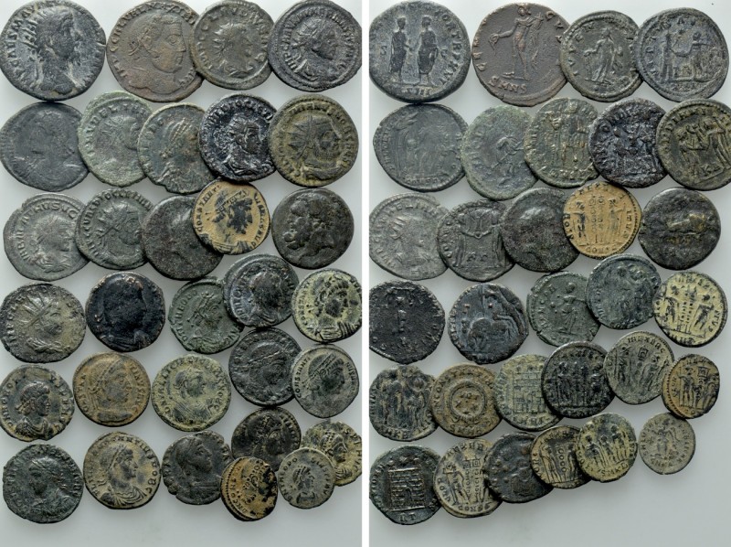 31 Roman Coins. 

Obv: .
Rev: .

. 

Condition: See picture.

Weight: g...