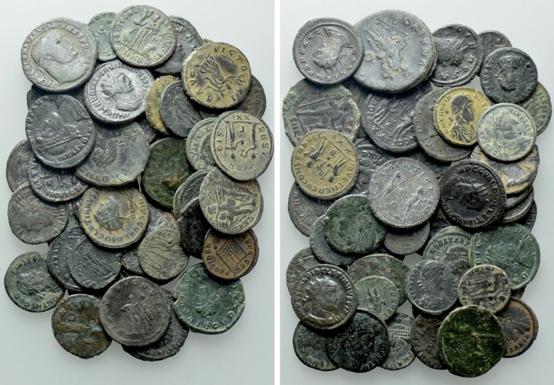 50 Roman Coins. 

Obv: .
Rev: .

. 

Condition: See picture.

Weight: g...