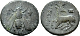 IONIA. Ephesos. Ae (4th century BC). Aissides, magistrate.