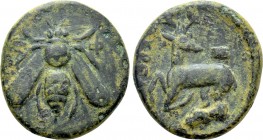 IONIA. Ephesos. Ae (4th century BC). Taureas, magistrate.