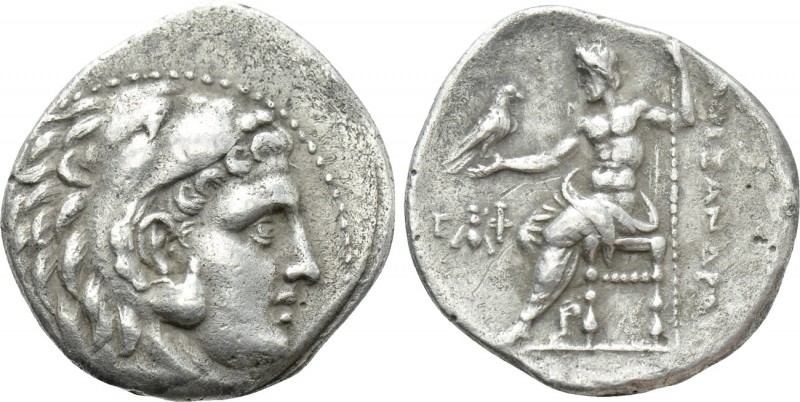 IONIA. Ephesos. Drachm (Circa 295/4-289/8 BC). In the Name of Alexander III of M...
