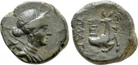 IONIA. Ephesos. Ae (Circa 258-202 BC). Platon, magistrate.