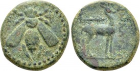 IONIA. Ephesos. Ae (Circa 200 BC). Apollodoros, magistrate.