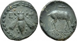 IONIA. Ephesos. Ae (Circa 190-150 BC). Nikandros, magistrate.