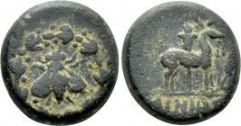 IONIA. Ephesos. Ae (Circa 50-27 BC). Aineas, magistrate.