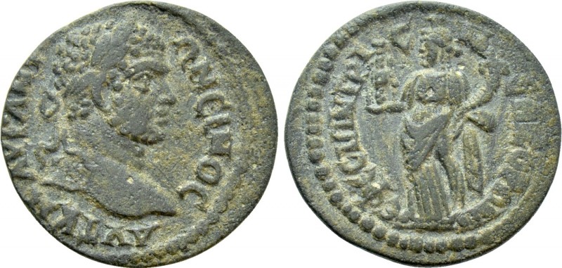 IONIA. Ephesos. Caracalla (198-217). Ae.

Obv: AYT K M AYP ANTΩNINOC.
Laureat...