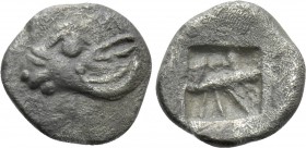 IONIA. Klazomenai. Hemiobol (5th century BC).