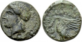 IONIA. Klazomenai. Ae (Circa 386-301 BC). Herakleides, magistrate.