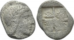 IONIA. Kolophon. Hemiobol (Circa 450-410 BC).