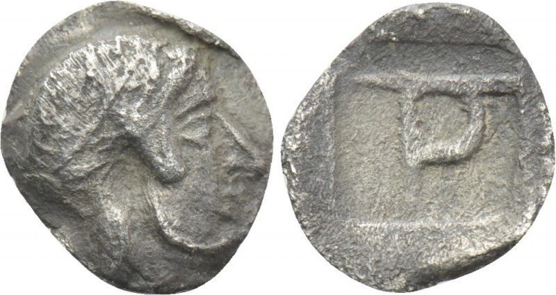IONIA. Kolophon. Tritemorion (Circa 450-410 BC).

Obv: Youthful male head left...