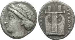 IONIA. Kolophon. Diobol (Circa 375-330 BC). Pythodoros, magistrate.