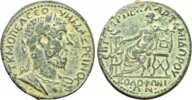 IONIA. Kolophon. Macrinus (217-218). Ae. Tiberius Claudius Artemidoros, strategos.