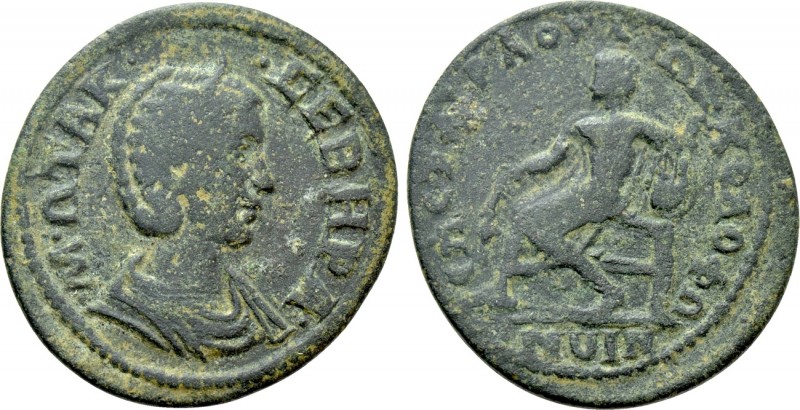 IONIA. Kolophon. Otacilia Severa (Augusta 244-249). Ae. Aurelius Lucius, strateg...