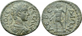 IONIA. Lebedos. Geta (Caesar, 198-209). Ae.