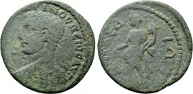 IONIA. Lebedos. Elagabalus (218-222). Ae.