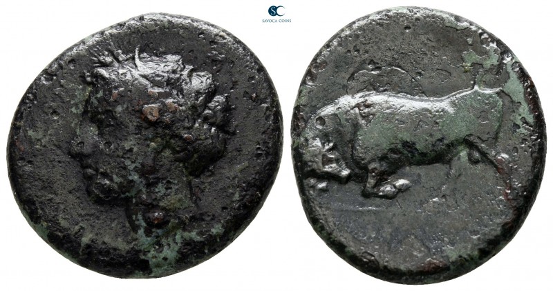 Sicily. Alontion (?) after 241 BC. 
Bronze Æ

22 mm., 6,78 g.



nearly v...