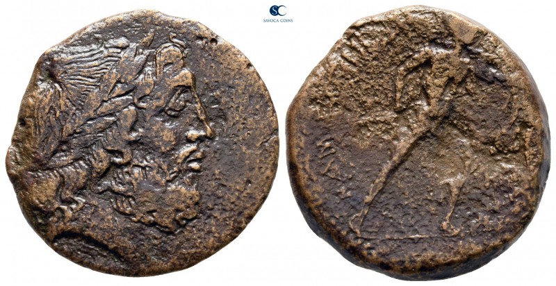 Sicily. Messana; The Mamertinoi 220-200 BC. 
Pentonkion Æ

25 mm., 9,59 g.
...