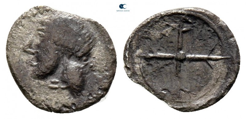 Sicily. Syracuse. Deinomenid Tyranny 485-466 BC. 
Litra AR

10 mm., 0,30 g.
...