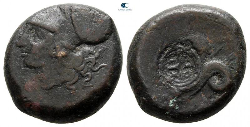 Sicily. Syracuse. Time of Dionysios I 405-367 BC. 
Litra Æ

17 mm., 5,61 g.
...