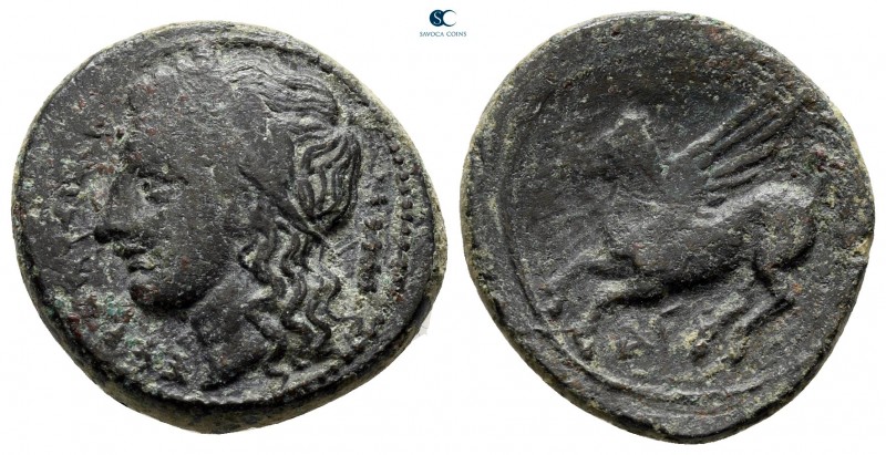 Sicily. Syracuse. Agathokles 317-289 BC. 
Bronze Æ

19 mm., 4,37 g.



ve...