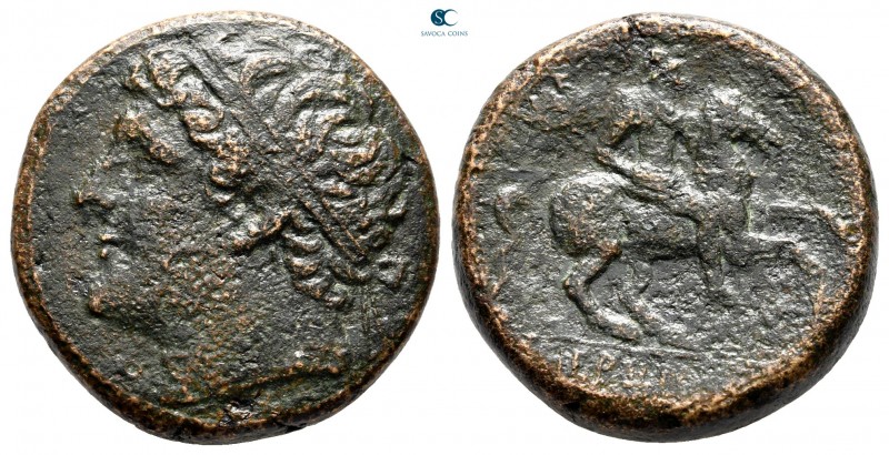 Sicily. Syracuse. Hieron II 275-215 BC. 
Bronze Æ

25 mm., 15,40 g.



ne...