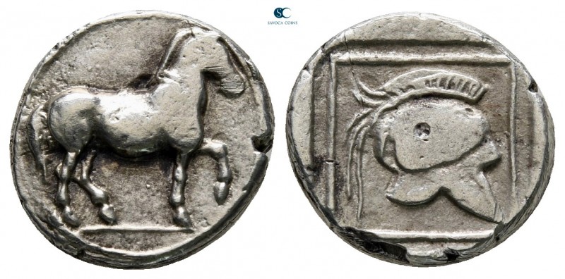 Kings of Macedon. Perdikkas II circa 451-413 BC. Struck circa 437/6-435/4 B
Tet...