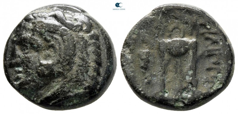 Macedon. Philippi circa 356-345 BC. 
Bronze Æ

17 mm., 5,19 g.



very fi...