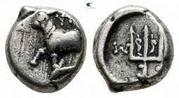 Thrace. Byzantion circa 387/6-340 BC. Hemidrachm AR