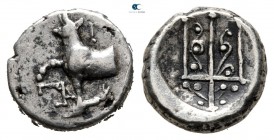 Thrace. Byzantion circa 387/6-340 BC. Hemidrachm AR
