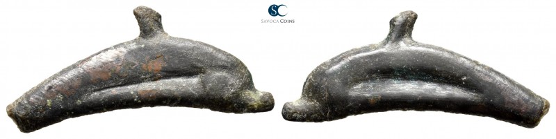 Scythia. Olbia circa 437-410 BC. 
Cast dolphin Æ

27 mm., 1,66 g.



very...