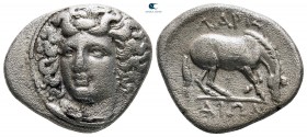 Thessaly. Larissa circa 400-350 BC. Drachm AR