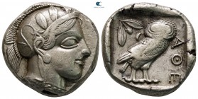 Attica. Athens circa 454-404 BC. Tetradrachm AR