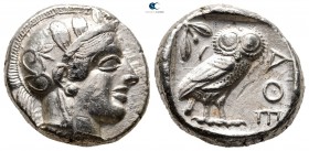 Attica. Athens circa 454-404 BC. Tetradrachm AR