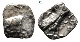 Attica. Athens circa 350-333 BC. Philistian imitation?. Hemiobol AR