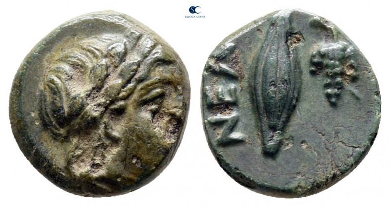 Troas. Neandria circa 400-300 BC. 
Bronze Æ

10 mm., 0,98 g.



very fine...