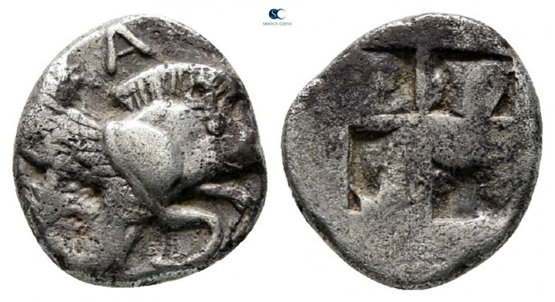 Ionia. Klazomenai circa 499-494 BC. 
Diobol AR

10 mm., 1,05 g.



very f...