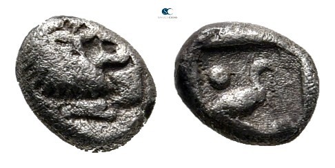 Ionia. Miletos circa 525-475 BC. 
Hemiobol AR

5 mm., 0,29 g.



very fin...