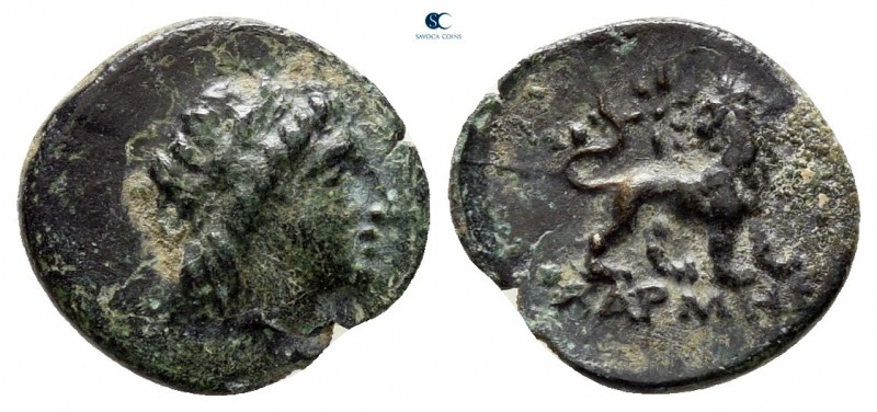 Ionia. Miletos. ΧΑΡΜΗΣ (Charmes), magistrate circa 313-290 BC. 
Bronze Æ

10 ...