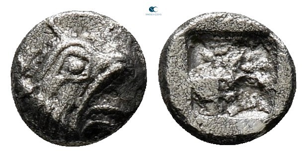 Ionia. Phokaia circa 500-450 BC. 
Tetartemorion AR

6 mm., 0,26 g.



ver...