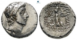 Kings of Cappadocia. Mint A (Eusebeia under Mt.Argaios). Ariobarzanes III Eusebes Philoromaios 52-42 BC. Drachm AR