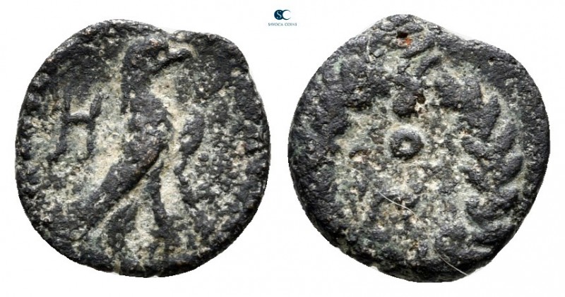 Biddr Savoca Coins Blue 80th Blue Auction Lot 584 Nabataean Kingdom Petra Aretas Iv 9 Ad 40 Bronze Ae 10 Mm 0 86 G