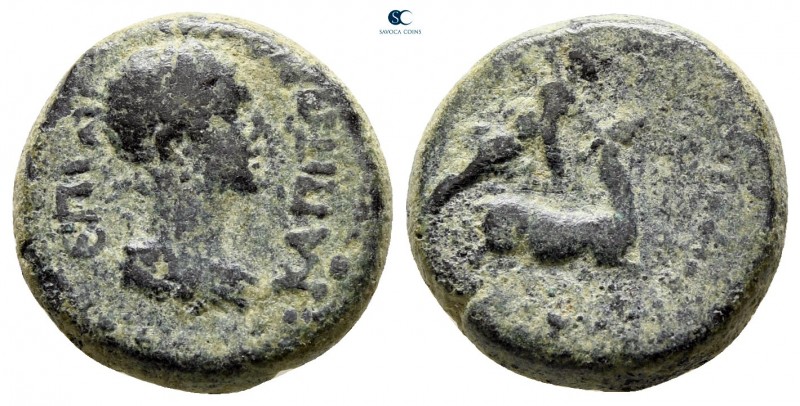 Lydia. Hierokaisareia. Pseudo-autonomous issue AD 54-68. Time of Nero
Bronze Æ...