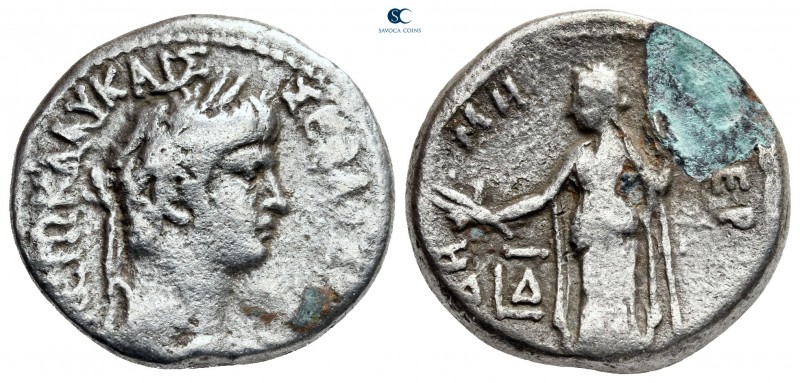 Egypt. Alexandria. Nero AD 54-68. Dated RY 4=AD 57/58
Billon-Tetradrachm

25 ...