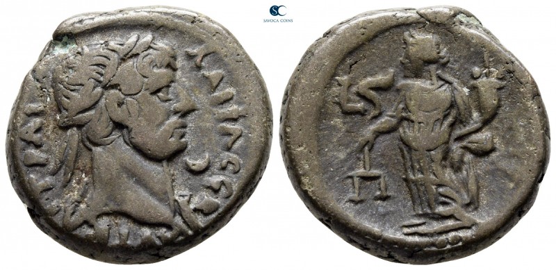 Egypt. Alexandria. Hadrian AD 117-138. Dated RY 6=121/22 AD
Billon-Tetradrachm...