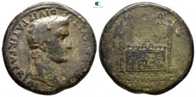 Augustus 27 BC-AD 14. Lugdunum. Sestertius Æ