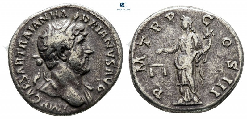 Hadrian AD 117-138. Rome
Denarius AR

18 mm., 2,97 g.



very fine